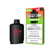 STLTH - Loop 25k - Strawberry Lime Ice | Vape Cloud Canada