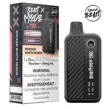 Flavour Beast - Beast Mode Max 18k - Wicked White Peach | Vape Cloud Canada