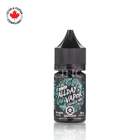 All Day Vapor - Tobacco Mint Nic Salt (30mL) | Vape Cloud Canada