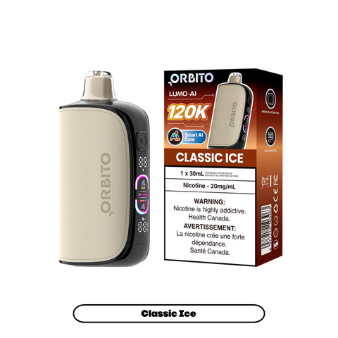 Orbito Lumo AI 120K Classic Ice 20mg device