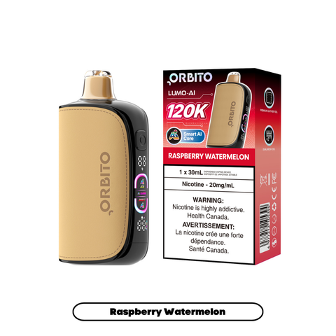 Orbito Lumo AI 120K Raspberry Watermelon 20mg device