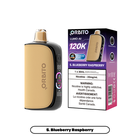 Orbito Lumo AI 120K S. Blueberry Raspberry 20mg device