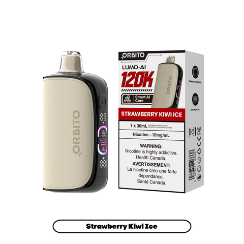 Orbito Lumo AI 120K Strawberry Kiwi Ice 10mg device
