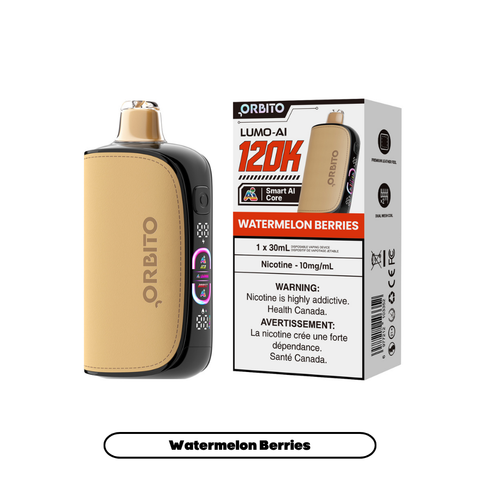Orbito Lumo AI 120K Watermelon Berries 10mg device