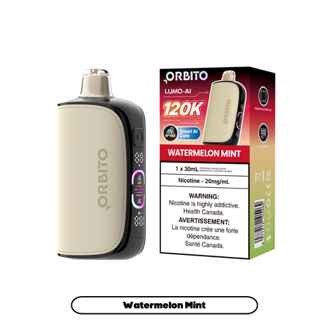 Orbito Lumo AI 120K Watermelon Mint 20mg device