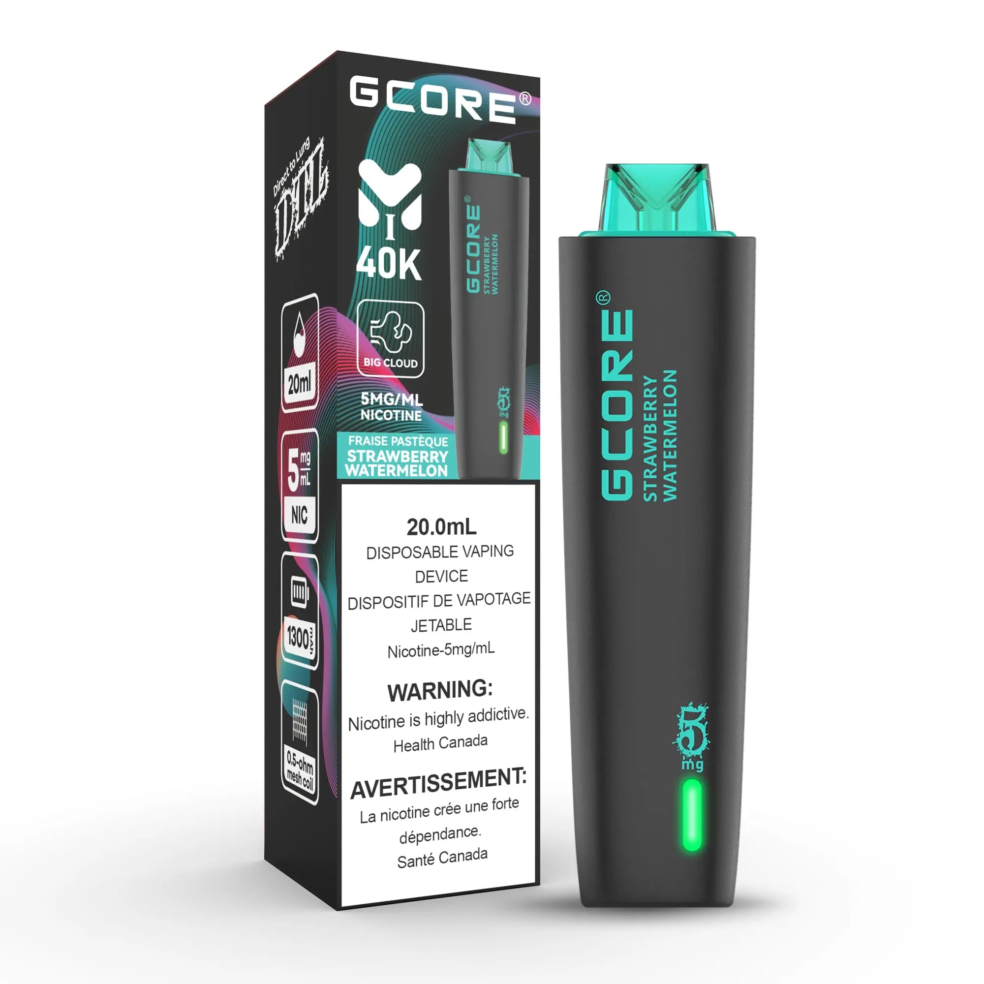 GCORE Hookah (5mg) Nic Salt Smooth Flavour | Vape Cloud Canada GCORE Hookah (5mg) Nic Salt Smooth Flavour | Vape Cloud Canada