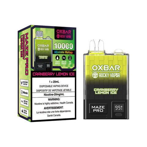 OxBar Maze Pro - Cranberry Lemon Ice | Vape Cloud Canada