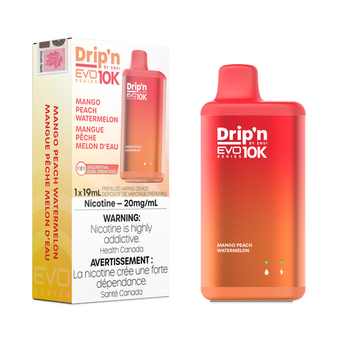 Drip'n EVO 10K - Mango Peach Watermelon | Vape Cloud Canada