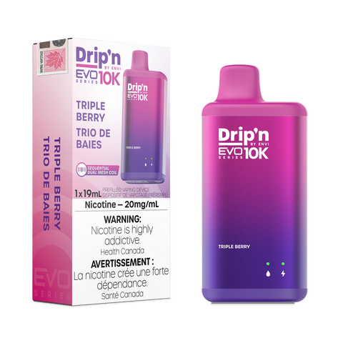 Drip'n EVO 10K - Triple Berry | Vape Cloud Canada