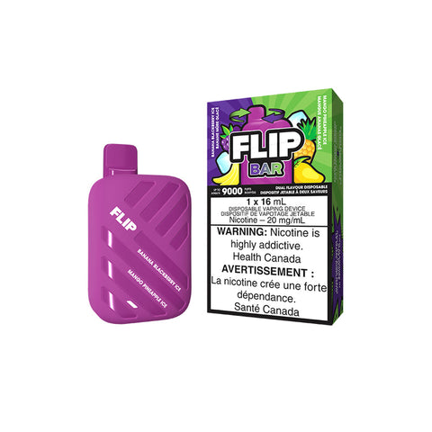 Flip Bar - Banana Blackberry Ice & Mango Pineapple Ice | Vape Cloud Canada