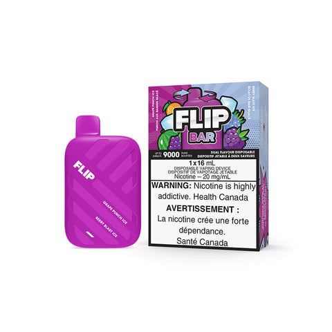 Flip Bar - Grape Punch Ice & Berry Blast Ice | Vape Cloud Canada