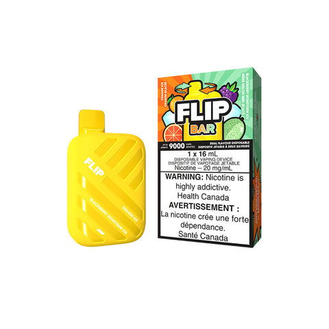 Flip Bar - Orange Ice & Blackberry Honeydew Ice | Vape Cloud Canada