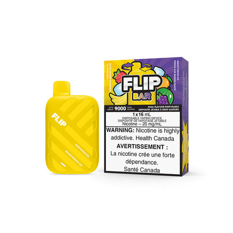 Flip Bar - Razz Nana Ice & Grape Punch Ice | Vape Cloud Canada