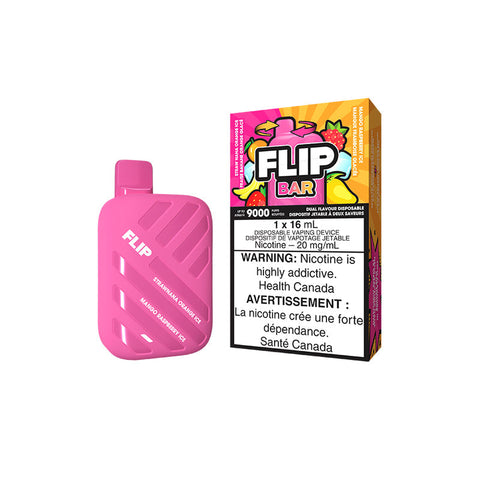 Flip Bar - Straw Nana Orange Ice & Mango Raspberry Ice | Vape Cloud Canada