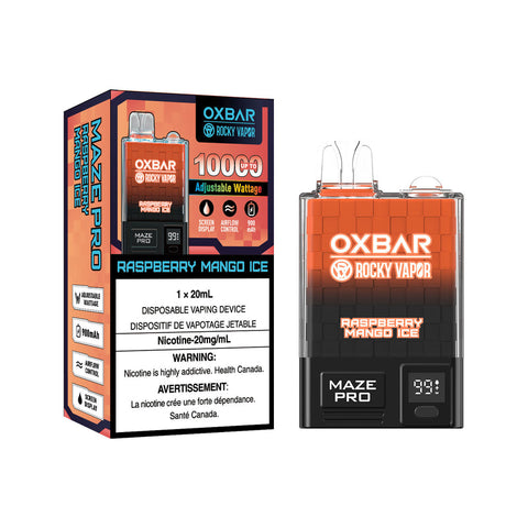 OxBar Maze Pro - Raspberry Mango Ice | Vape Cloud Canada