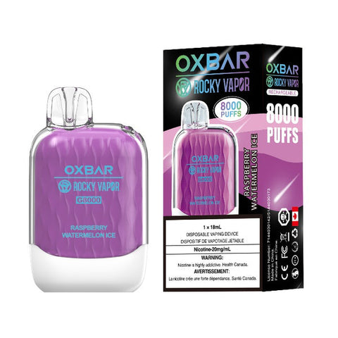 OxBar G8000 - Raspberry Watermelon Ice | Vape Cloud Canada