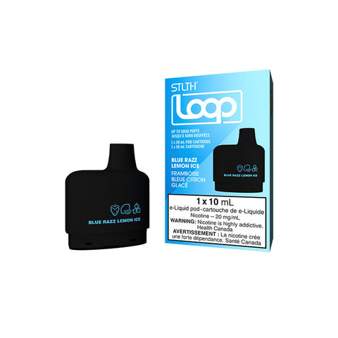 STLTH - Loop - Blue Razz Lemon Ice | Vape Cloud Canada