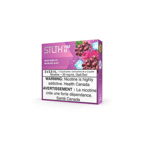 STLTH Pro X Pods - Grape Berry Ice | Vape Cloud Canada