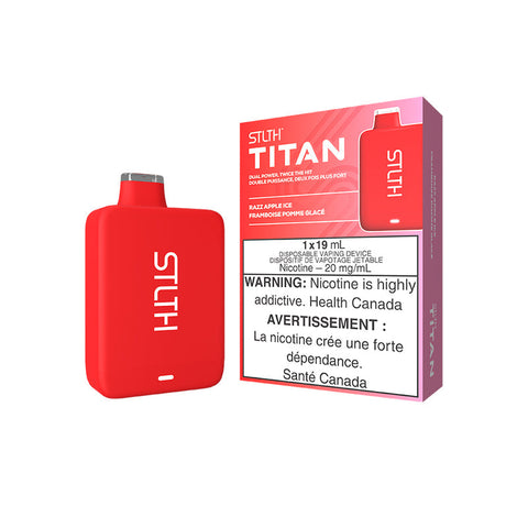 STLTH - Titan 10k - Razz Apple Ice | Vape Cloud Canada