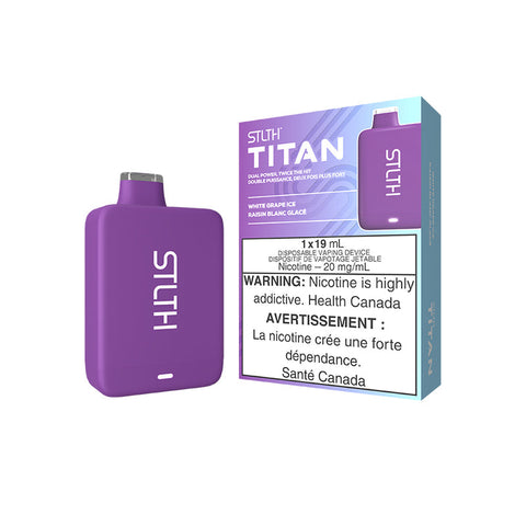 STLTH - Titan 10k - White Grape Ice | Vape Cloud Canada