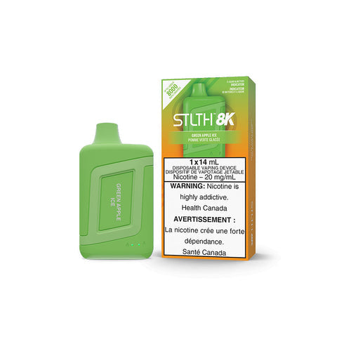 STLTH 8k - Green Apple Ice | Vape Cloud Canada