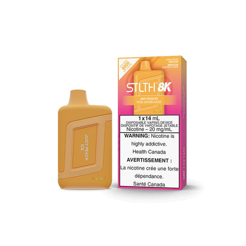 STLTH 8k Pro - Juicy Peach Ice | Vape Cloud Canada