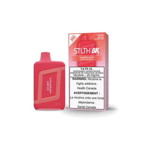 STLTH 8k - Strawberry Lime Ice | Vape Cloud Canada