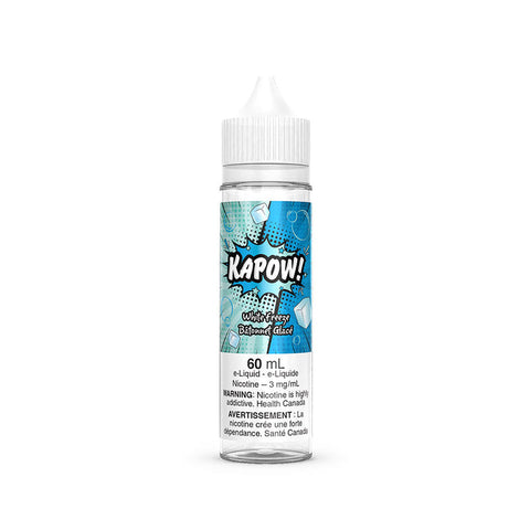 Kapow Freebase - White Freeze (60mL) | Vape Cloud Canada