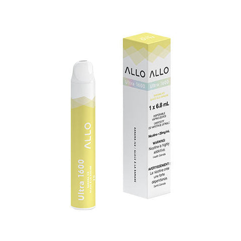 Allo Ultra 1600 - Banana Ice | Vape Cloud Canada