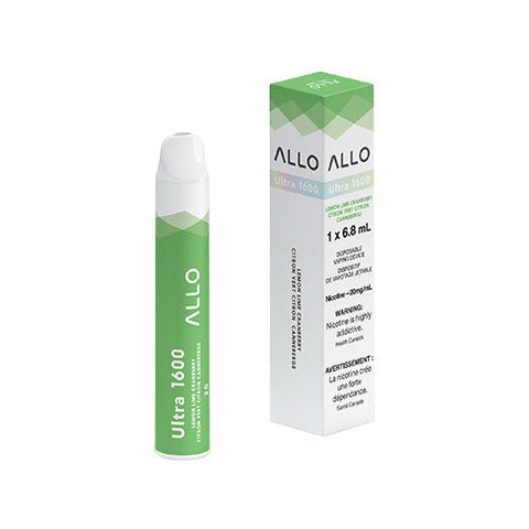 Allo Ultra 1600 - Lemon Lime Cranberry | Vape Cloud Canada