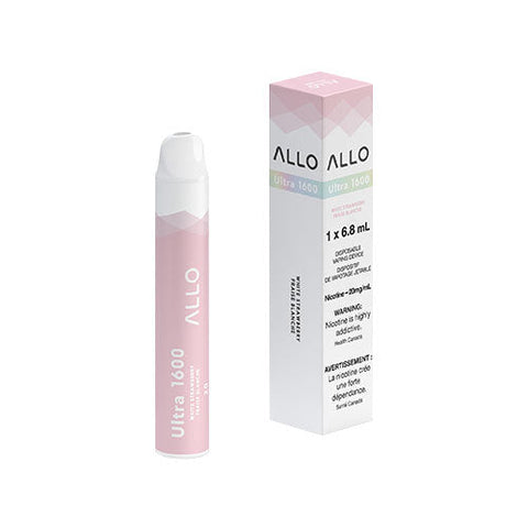 Allo Ultra 1600 - White Strawberry | Vape Cloud Canada