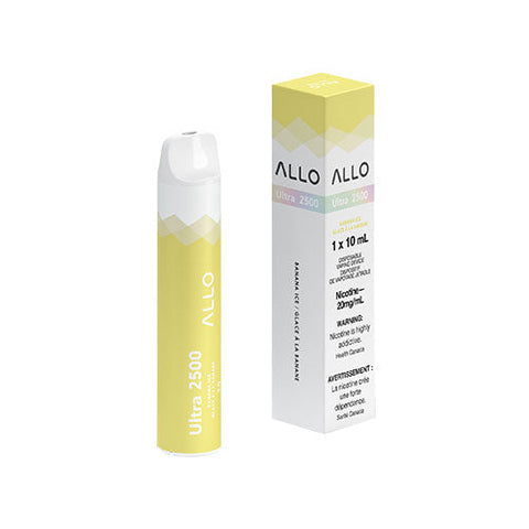 Allo Ultra 2500 - Banana Ice 20mg | Vape Cloud Canada