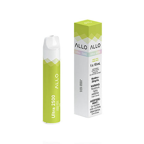 Allo Ultra 2500 - Green Apple Ice | Vape Cloud Canada