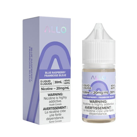 Allo Nic Salt - Blue Raspberry (30mL) | Vape Cloud Canada