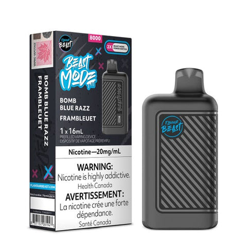 Flavour Beast - Beast Mode 8k - Bomb Blue Razz | Vape Cloud Canada