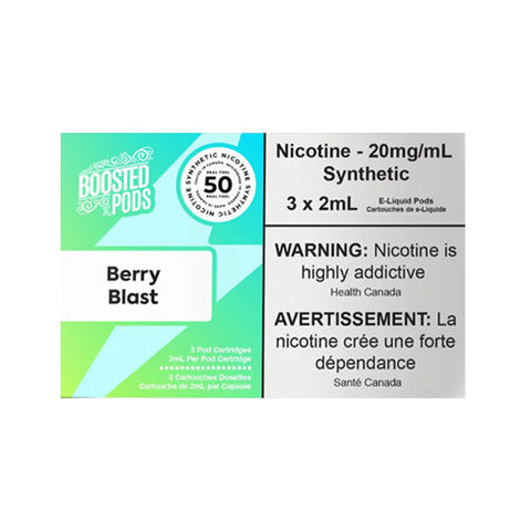 Boosted Pods - Berry Blast (STLTH Compatible Pods) | Vape Cloud Canada