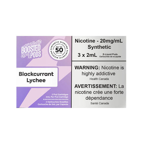 Boosted Pods - Blackcurrant Lychee (STLTH Compatible Pods) | Vape Cloud Canada