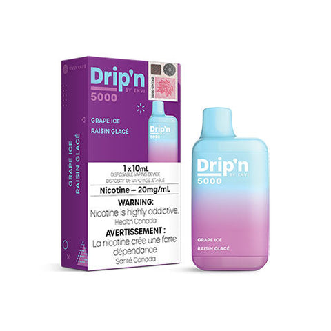 Drip'n 5000 - Grape Ice | Vape Cloud Canada