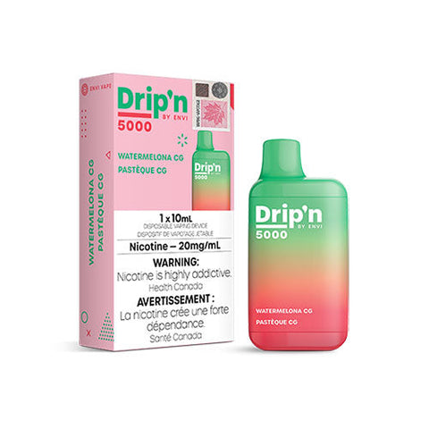 Drip'n 5000 - Watermelona CG | Vape Cloud Canada