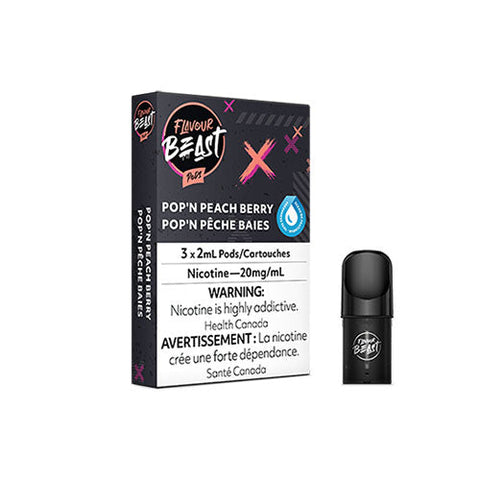 Flavour Beast S Pods - Packin' Peach Berry | Vape Cloud Canada