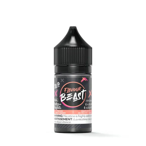 Flavour Beast Nic Salt - Packin' Peach Berry (30mL) | Vape Cloud Canada