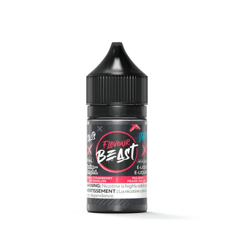 Flavour Beast Nic Salt - Savage Strawberry Watermelon Iced (30mL) | Vape Cloud Canada