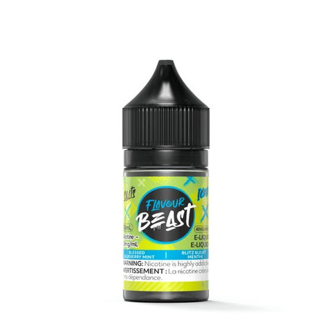 Flavour Beast Nic Salt - Blessed Blueberry Mint Iced (30mL) | Vape Cloud Canada