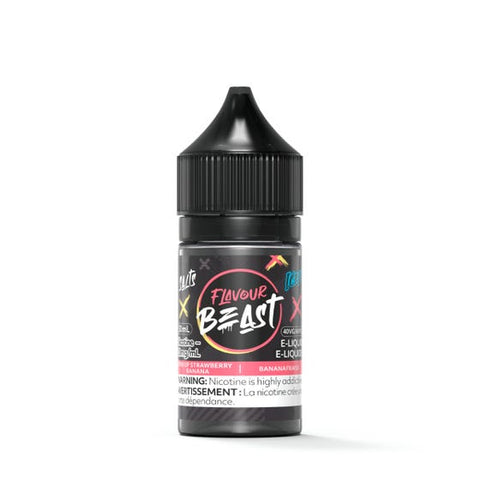 Flavour Beast Nic Salt - STR8 UP Strawberry Banana Iced (30mL) | Vape Cloud Canada