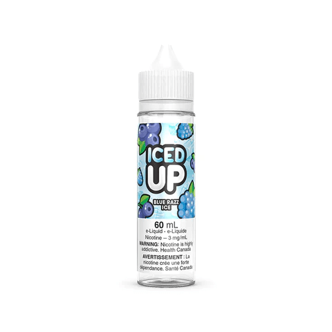 Iced Up Freebase - Blue Razz Ice (60mL) | Vape Cloud Canada