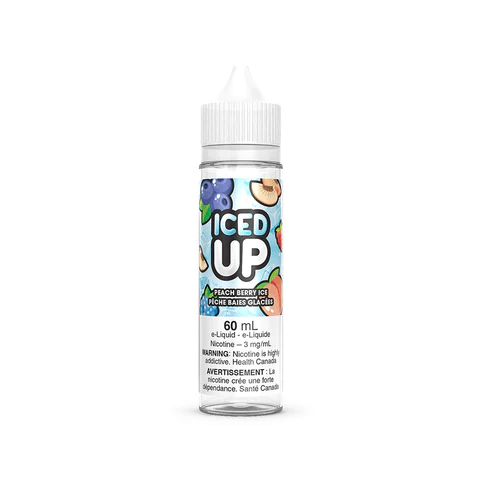 Iced Up Freebase - Peach Berry Ice (60mL) | Vape Cloud Canada