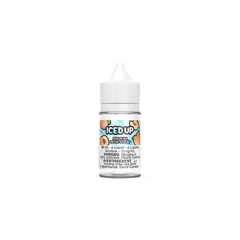 Iced Up Nic Salt - Peach Ice (30mL) | Vape Cloud Canada