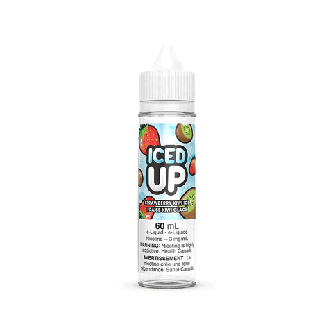 Iced Up Freebase - Strawberry Kiwi Ice (60mL) | Vape Cloud Canada