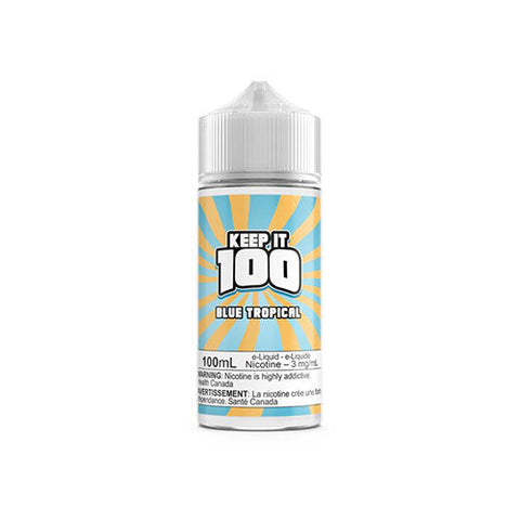 Keep it 100 Freebase - Blue Tropical (100mL) | Vape Cloud Canada