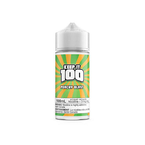 Keep it 100 Freebase - Peachy Blast (100mL) | Vape Cloud Canada